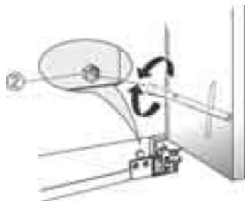 WHIRLPOOL WSE5521A+ - Alignment des portes - 2