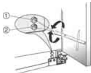 WHIRLPOOL WSE5521A+ - Alignment des portes - 1
