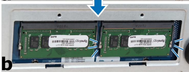 SYNOLOGY DS1618 - Pour installer le module de RAM : - 3