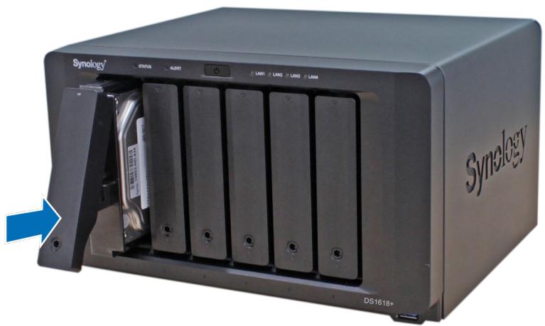 SYNOLOGY DS1618 - Installation des disques - 5