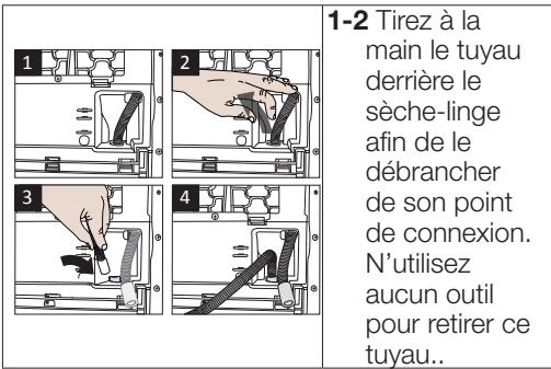DARTY DM7512GAO - Raccord du tuyau de vidange de l'eau - 1