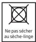 DARTY DM7512GAO - Linge non adapté à un séchage en machine - 1