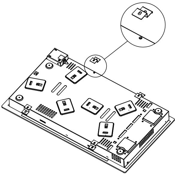 PROLINE VH23TCERAMIC - Fixation de la table de cuisson sur le plan de travail - 1
