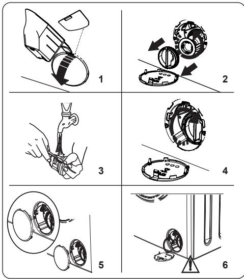WINIA A08T1WK14B - Filtre de la pompe de vidange - 1