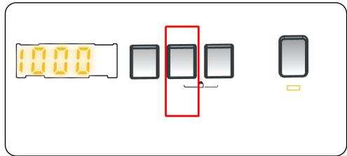 WINIA A08T1WK14B - Sélection de la vitesse d'essorage - 1
