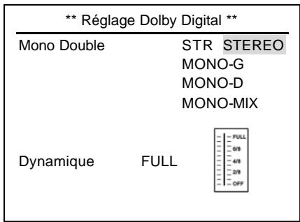 H&B DX-3220 - Réglage Dolby Digital - 1