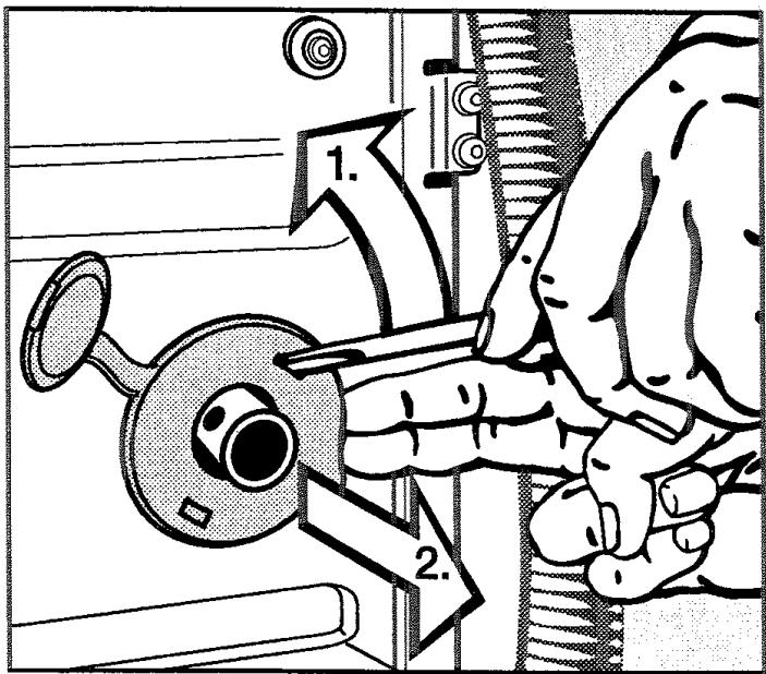MIELE W2260 - Démontage des sécurités de transport - 1