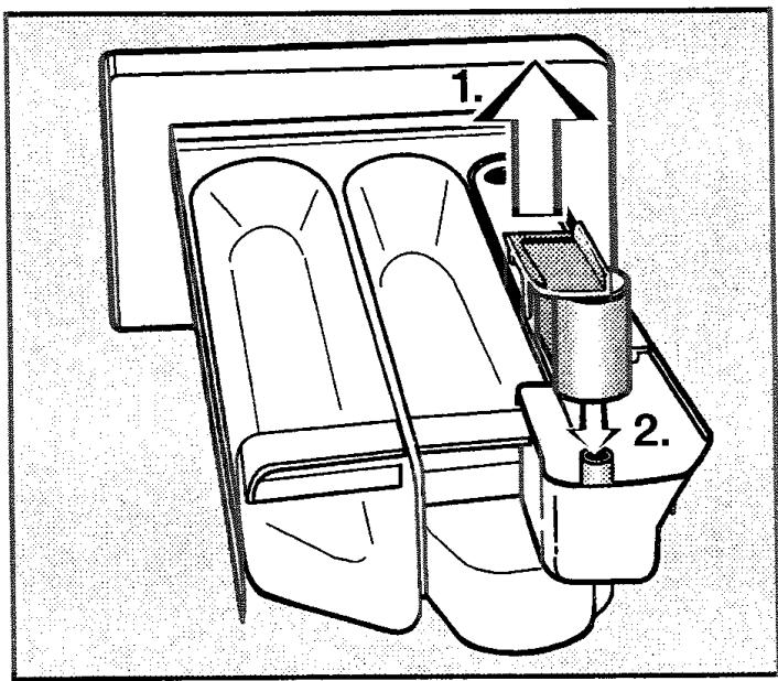 MIELE W2260 - Nettoyage de la boîte à produits - 2