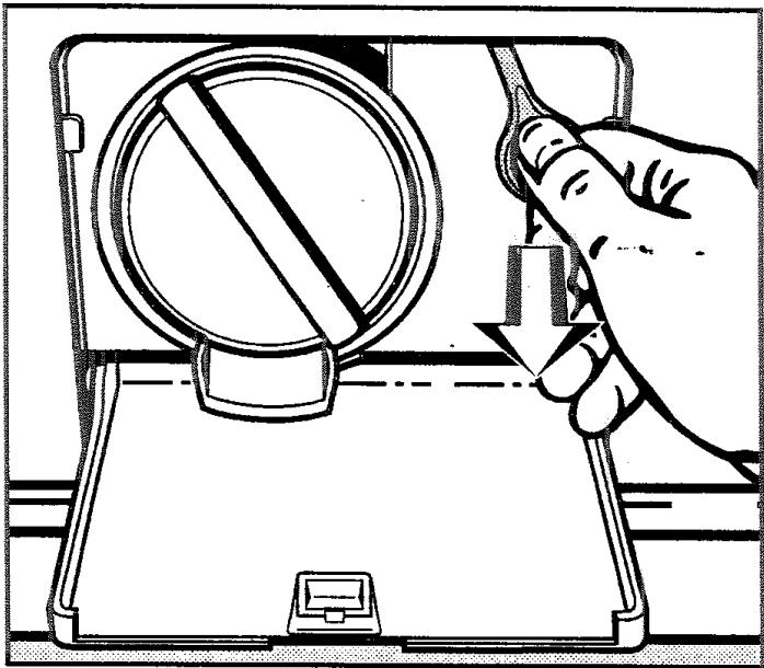 MIELE W2260 - Ouverture de la porte - 1