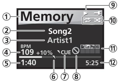 PIONEER STZ-D10Z-R - Commencez la lecture d'une piste. - 1
