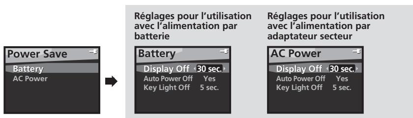 PIONEER STZ-D10Z-R - Configurez les paramètres d'économie d'énergie - 1