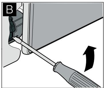 NEFF B44M42N3 - Décrocher la porte de l'appareil - 2