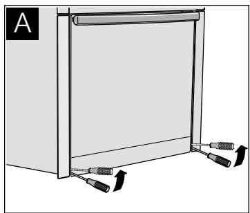 NEFF B44M42N3 - Décrocher la porte de l'appareil - 1