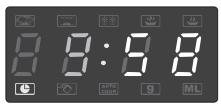 HITACHI MGE 23 - Réglage de l'horloge - 4