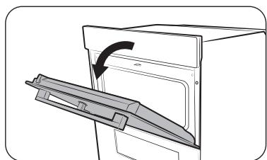 SAMSUNG NV7B4550UAB - How to use the upper door - 2