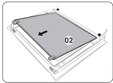 SAMSUNG NV7B4550UAB - Door glass - 3