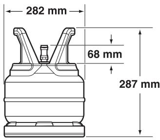 WEBER PRENIUM S320/2013 - 2) Capacité de la bouteille de gaz - 6 kg maximum - 7