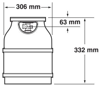 WEBER PRENIUM S320/2013 - 2) Capacité de la bouteille de gaz - 6 kg maximum - 5