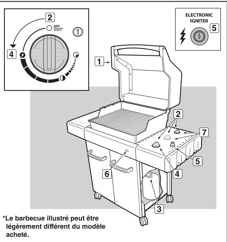 WEBER PRENIUM S320/2013 - POUR ETEINDRE LE BARBECUE - 1