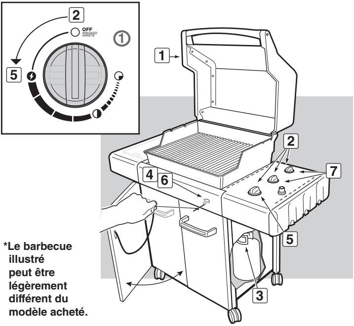 WEBER PRENIUM S320/2013 - POUR ETEINDRE LE BARBECUE - 1