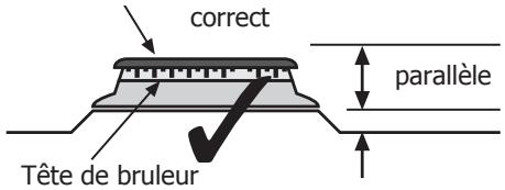MAROUE PSTGOUR110DFTBL - Capuchons et têtes des brûleurs - 1