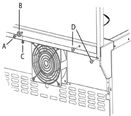 MAROUE PSTGOUR110DFTBL - Installer le porteserviettes (si applicable) - 2