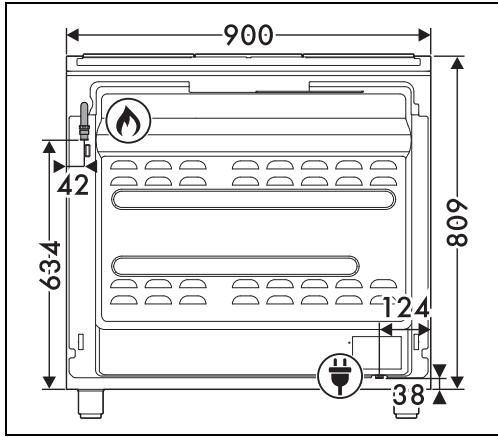 SMEG CX90GM - Dimensions de l'appareil - 1