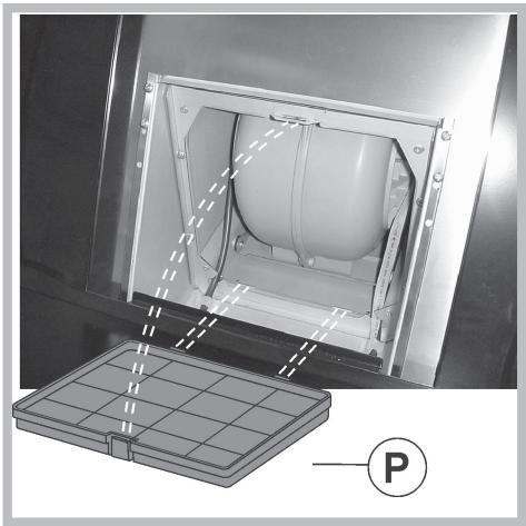 SCHOLTES HP 96 IX - Remplacement du filtré à charbon - 1
