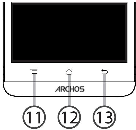 ARCHOS 45 HELIUM LS - Description du téléphone - 3