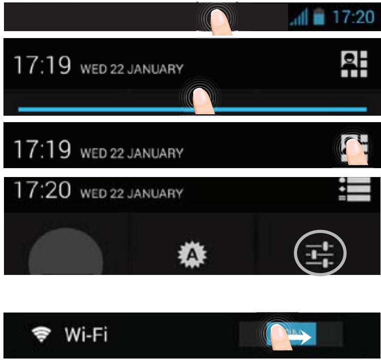 ARCHOS 45 HELIUM LS - Connexion WiFi - 1