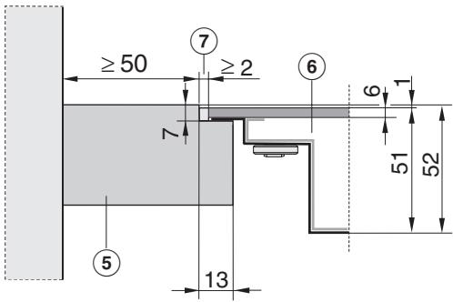 MIELE KM5736NOIRE - Plan de travail en pierre naturelle - 1