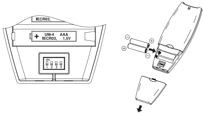 ARGO ULTRA ALUCOD - INSTALLATION DES PILES - 1