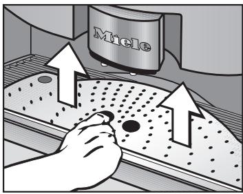 MIELE CVA 4080 - Plaque d'égoutage et tôle d'égoutage - 1