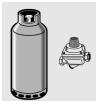 SMEG PS 906-4 - Branchement au gaz liquide - 1
