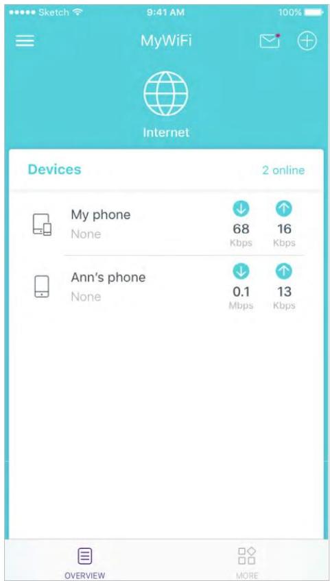 TP-LINK RTDECO P9 - Tableau de Bord - 1