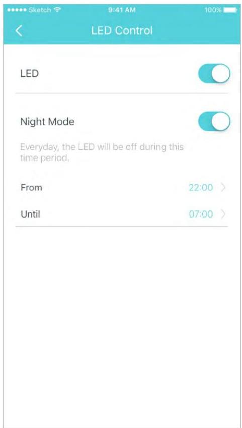 TP-LINK RTDECO P9 - Contrôlez la LED sur Deco - 3