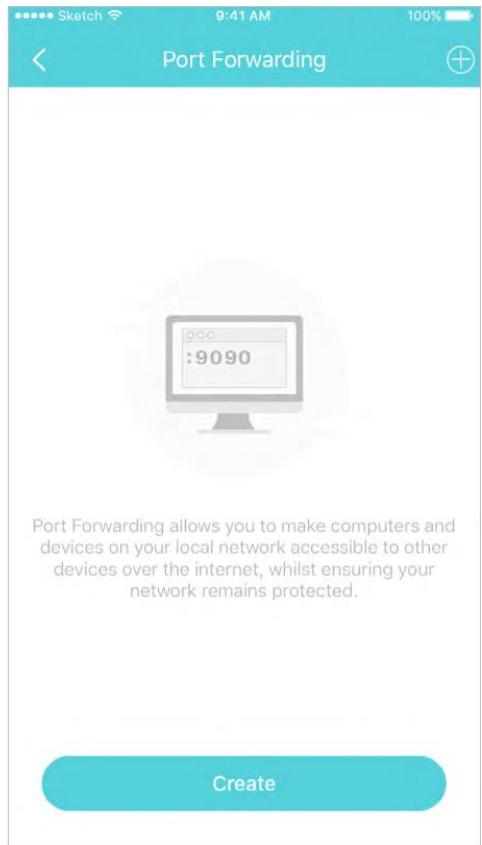 TP-LINK RTDECO P9 - Créer des règles de passation de port - 1