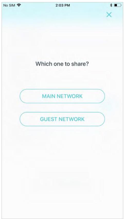 TP-LINK RTDECO P9 - Créer un réseau invite Shake pour partager le Wi-Fi - 2