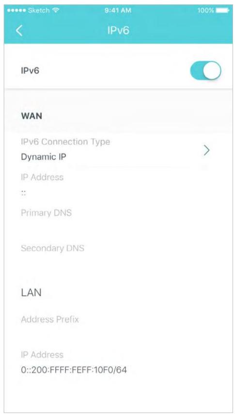 TP-LINK RTDECO P9 - Modifier les paramètres IPv6 - 1