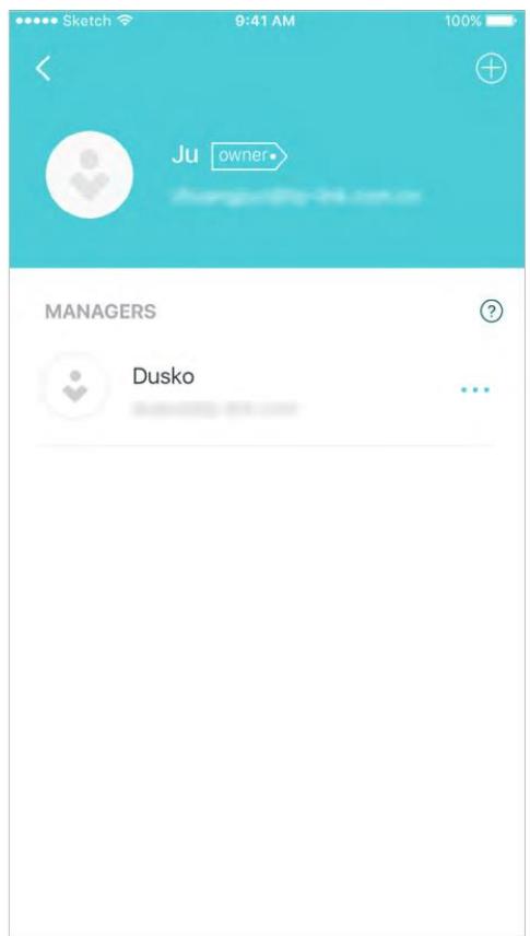 TP-LINK RTDECO P9 - Les gestionnaires ajoutent une liste de gestionnaires - 3