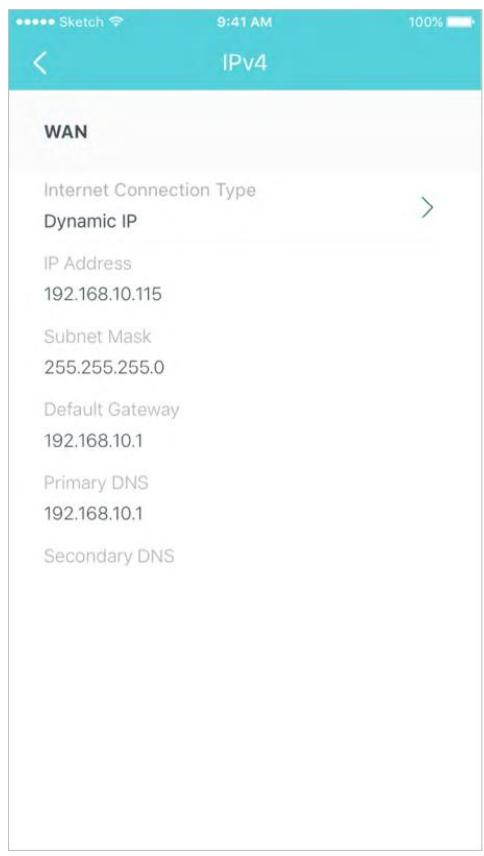 TP-LINK RTDECO P9 - Modifier les paramètres IPv4 - 1