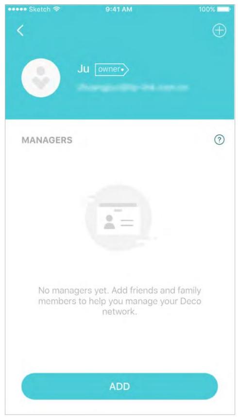 TP-LINK RTDECO P9 - Les gestionnaires ajoutent une liste de gestionnaires - 1