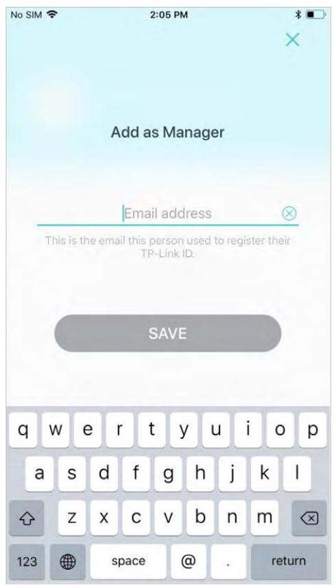 TP-LINK RTDECO P9 - Les gestionnaires ajoutent une liste de gestionnaires - 2