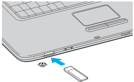 SONY VGN-A / VGN-FS - Insertion d'un support Memory Stick - 1
