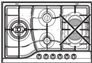 HOTPOINT-ARISTON PH 760 F/HA - Quelques conseils pratiques pour mistréux utiliser les brûleurs centraux "Demi-Poissonnière" - 5