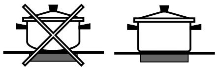 HOTPOINT-ARISTON PH 760 F/HA - Quelques conseils pratiques pour mistréux utiliser les brûleurs centraux "Demi-Poissonnière" - 6