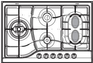HOTPOINT-ARISTON PH 760 F/HA - Quelques conseils pratiques pour mistréux utiliser les brûleurs centraux "Demi-Poissonnière" - 1