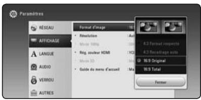 LG BH6530D - Réglage des paramètres - 4