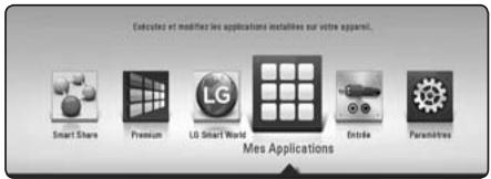 LG BH6530D - Utilisation du menu My Apps - 1