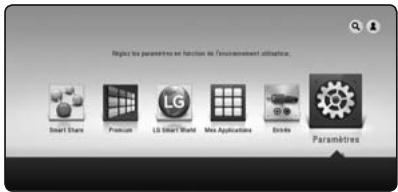 LG BH6530D - Réglage des paramètres - 1